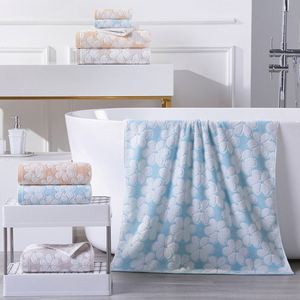 Toalla de Baño de Algodón para Mujer, Suave, Absorbente, Gruesa, de Secado Rápido, Ecológica, de Color Sólido, Jacquard de Hotel - Product Image 2