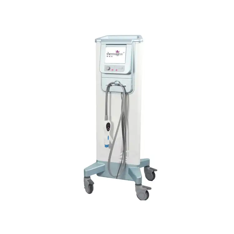 SA-TV02 fácil operación vertical tres consejos cara tratamiento thermagic máquina de fracción de rf médico