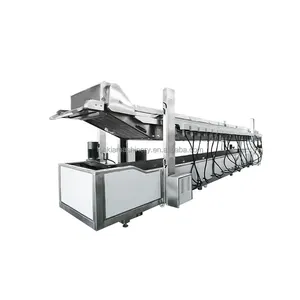 Automatic Falafel Snack Conveyor Belt Chicken Banana Chips Deep Frying Machine Continue Fryer