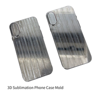 Moule de sublimation 3D en aluminium monocouche pour coque de téléphone rigide et fine en PC, idéal pour Samsung S26 S25 S24 S23