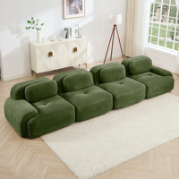 Canapé nuage minimaliste moderne compressé, canapé paresseux sans cadre en tissu suédé, meuble en rouleau pour la décoration intérieure de la maison