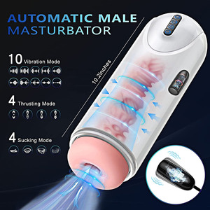 Hot New Masculino Masturbador Cup com 4 Empurrando Sucção 10 Vibração Elétrica Automática Stroker Masculino Masturbadores Brinquedo Do Sexo para Homens - Product Image 2