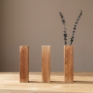 Modern Art Deco Home Decor Wooden Indoor Hanging Mounted Wall Vase <b>Planters</b> Pots - Product Image 4
