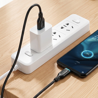 Câble en silicone extra-long et durable KAKUSIGA KSC-1770 à charge rapide, directement de l'usine, pour téléphone, souris, lecteur MP3