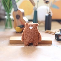 Mignon gros animal enfants cadeau peluche ours poupées porte-clés cartable sac à dos pendentif