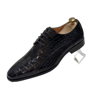Chaussures de Ville Habillées pour Hommes en Cuir Véritable d'Automne, Confortables et Personnalisables, Style <span class=keywords><strong>Derby</strong></span> à Bout Pointu, Idéales pour le Bureau et les Affaires - Product Image 2