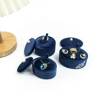 FORTE Handmade Velvet Jewellery <b>Earrings</b> Ring Necklace <b>Box</b> Fanxi Luxury Wholesale Personalized Custom Jewelry Packaging <b>Box</b> - Product Image 5