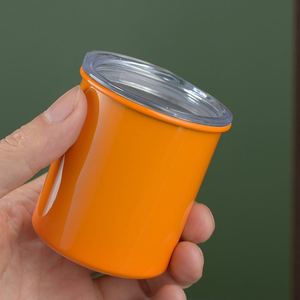 Stocked Mini 3oz Shotglass Tumbler Cup Shot Stainless Steel Beer Mug with <b>Metal</b> <b>Straw</b> 12 Colors Mix - Product Image 2