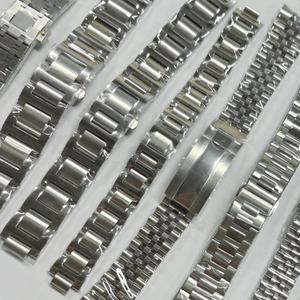 Correa de Reloj de Acero Inoxidable Pulido con Extremos Curvos de 17mm/18/19/20/21/22mm, Marca Privada, Banda de Muñeca Metálica NH35 - Product Image 3