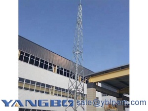 Torre de Pararrayos de Acero GFL2-1 de 20 Metros, Galvanizada por Inmersión en Caliente, Gran Venta - Product Image 4