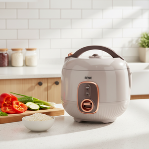 Mini Arrocera de Cocción Rápida 1.0L 400W con Temporizador Mecánico y Taza Medidora para Uso Doméstico en Cocina, Prepara Comida Rápida - Product Image 3