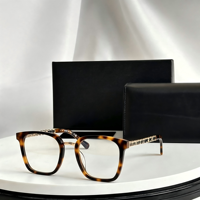 Montures de lunettes de soleil carrées en acétate à monture complète, protection UV %, couleur écaille de tortue, modèle CH0521, unisexe, vente en gros