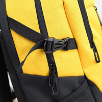 Sac à dos pour ordinateur portable en polyester imperméable et durable avec fermeture éclair, unisexe, pour l'université et les voyages