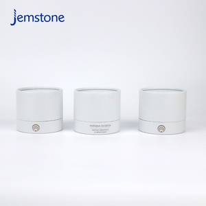 Pot à crème en verre biodégradable personnalisé, boîte cylindrique en carton, conteneur rigide, tube en papier pour bougie à la cire de soja, emballage - Product Image 2