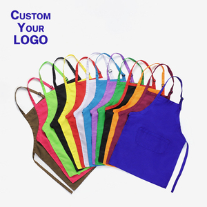 Tablier de <span class=keywords><strong>Peinture</strong></span> Imperméable Sans Manches <span class=keywords><strong>en</strong></span> Polyester pour Enfants avec Boutons Pression au Dos pour Maternelle, Salle à Manger, Logo Personnalisé - Product Image 1