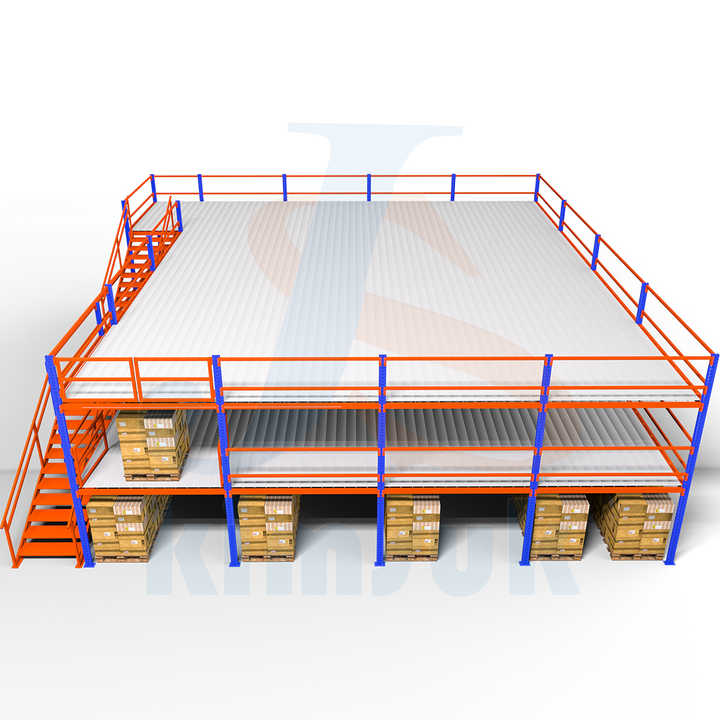 Mezzanine Floor Rack for Warehouse Storage heavy Duty Clothing Rolling ...