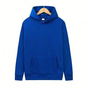 Bulk Wholesale 100% Polyester 230G Pullover Sweatshirts Blank Unisex <b>Plus</b> <b>Size</b> Men's Hoodies Custom Logo Printing - Product Image 2