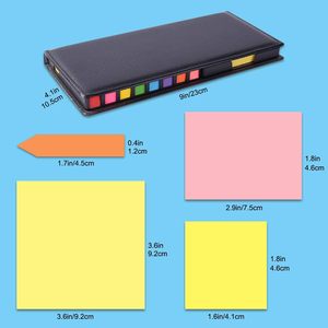 Tùy chỉnh đa Màu dính Lưu ý pad thiết lập với bìa và Memo Pad Bookmark chủ cho nghiên cứu, kiểm tra danh sách, ghi lại chi tiết - Product Image 2
