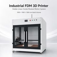 Imprimante 3D FDM industrielle automatique avec système de guidage linéaire, volume d'impression 1000*1000*1000mm, nouvelle connectivité USB, garantie 1 an