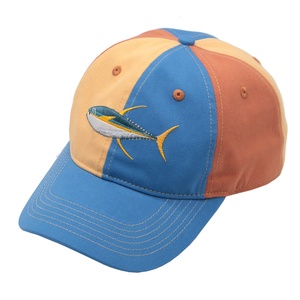 Design personnalisé multicolore 6 panneaux chapeaux de papa non structurés broderie plate Fish Club casquettes de sport dos Snapback chapeaux - Product Image 2