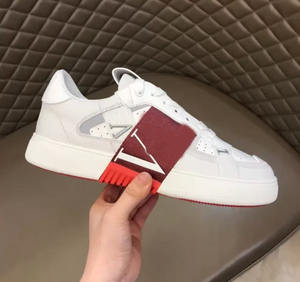 <span class=keywords><strong>Sneakers</strong></span> di Lusso Retrò 2025 di Tendenza per Uomo e Donna, in Vera Pelle e Mesh, con Suola Interna in EVA per Aumento di Altezza, Allacciatura - Product Image 4