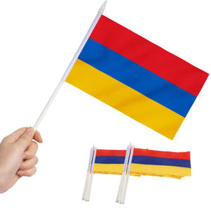Speciale vendita calda a buon mercato digitale stampato in poliestere personalizzato sublimazione impermeabile durevole armeno bandiera bandiera Armenia bandiera bandiera Armenia - Product Image 2