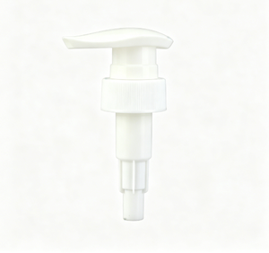 Venta al por mayor de fábrica: Bomba dispensadora de loción 33/410 de 4 cc con tapa acanalada blanca para botella de líquido de limpieza diaria, color personalizado disponible - Product Image 1