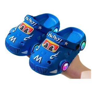 Summer Boys' Car Designs Chaussures antidérapantes à fond souple Semelle de marque de haute qualité Salle de bain pour enfants Sandales de plage pour enfants - Product Image 1