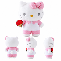 Jouets en peluche OEM personnalisés, poupée anime Hello Kitty, jouets en peluche de 8 pouces, animaux en peluche mignons, pendentif de sac avec porte-clés pour enfants