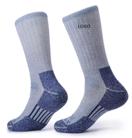 Chaussettes de sport pour hommes OEM, en laine épaisse et respirante, antidérapantes, douces, chaudes et confortables, chaussettes d'hiver pour usage quotidien en plusieurs couleurs