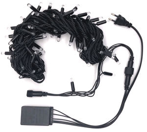 Рождественская наружная IP67 Водонепроницаемая медная теплая белая светодиодная гирлянда 220V елка Стиль рождественские огни - Product Image 6