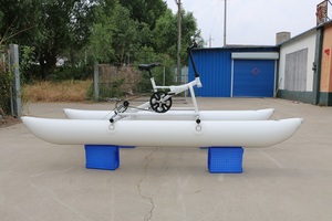 Vélo aquatique à pédales pour adultes, tricycle aquatique à grandes roues, en matériau gonflable, à vendre - Product Image 5