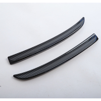 Ailerons de lèvre d'extension de becquet arrière de meilleure qualité pour Mini Cooper F55 F56 2014 + S /JCW Spoiler rouge en Fiber de carbone couleur noire pièce d'auto