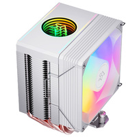 Refroidisseur de processeur RGB SNOWMAN Performance Tower, 6 caloducs, dissipateur thermique en aluminium pour processeurs Intel I9 haut de gamme et pour PC de jeu AMD Ryzen 9