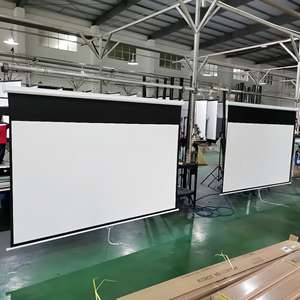 Pantalla de Proyección Manual Desplegable de 60 Pulgadas, Pantalla de Proyección Colgante para Montaje en Pared, Relación de Aspecto 16:9, Cine en Casa 3D 4K para Interiores, Oficina y Teatro - Product Image 6