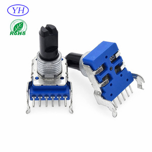 Potenciómetro de Audio de Alta Calidad, 10k, Película de Carbono, Eje Aislado, 6 Pines, Lineal, 11MM, a103k, b103k - Product Image 1
