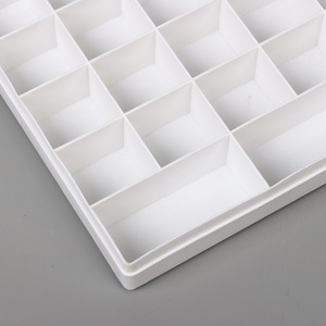 Paleta de Mezcla de Pinturas Bertha, 36, 45, 50 Cuadrados, Caja Rectangular de Plástico para Suministros de Arte y Acuarelas - Product Image 1