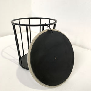 Empirer şık deri yastık sandıklı tabure siyah Metal taban hafif özelliği daire oturma odası yatak otel kullanımı için - Product Image 3