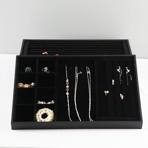 ถาดโชว์เครื่องประดับหนัง PU คุณภาพสูงสำหรับร้านขายเครื่องประดับหรู - Product Image 4