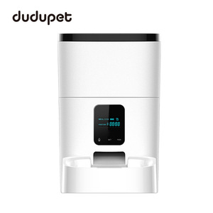 Comedero Automático para Mascotas Dudu, Blanco, Cuadrado, Enchufe Estadounidense, Dispensador de Comida para Perros y Gatos Controlado por Aplicación Inteligente, 2.15 kg, Recargable - Product Image 5