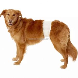 Couches pour chiennes, absorbantes et respirantes, à forte capacité d'absorption, pour l'entraînement, pour l'urine et les excréments des chiots - Product Image 1