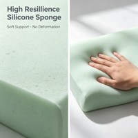 Oreiller en mousse de silicone 60D personnalisé OEM/ODM, lavable et respirant, pour adultes, maison et hôtel