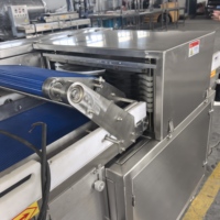 Nouvelle machine à trancher la viande fraîche/congelée horizontale à bande transporteuse automatique Huizheng Industrial, lame en acier inoxydable réglable