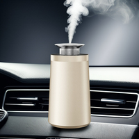 Dermey Diffuseur d'huiles essentielles d'aromathérapie domestique de bureau de luxe Capacité de 50ml Prise américaine alimentée par batterie Conception innovante