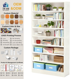 גבוהה לבן 9 שכבות-עץ ארון נעליים נתיק - Product Image 1
