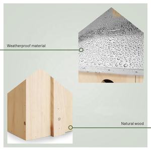 Seins nichoir lot de 2 avec toit métallique pour mésanges et autres oiseaux - Product Image 2