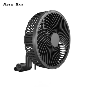 Ventilateur à pince pour tente de culture de 6 pouces, moteur EC personnalisé silencieux, 10 vitesses de vent dynamiques et oscillation à 3 niveaux, étanche - Product Image 4