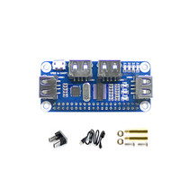 Untuk Raspberry Pi Zero W/4B/3B + Modul Papan Ekspansi USB Hub USB Serial Port Splitter