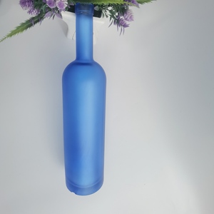 Trung Quốc Nhà máy tùy chỉnh 500ml màu xanh rỗng Glass Wine Bottle rượu mạnh rượu chai cho <span class=keywords><strong>Vodka</strong></span> Whisky rượu uống - Product Image 3