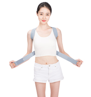 Correcteur de posture réglable pour le soutien de la mémoire musculaire, soulagement des douleurs du haut et du bas du dos, attelle dorsale moyenne pour adulte